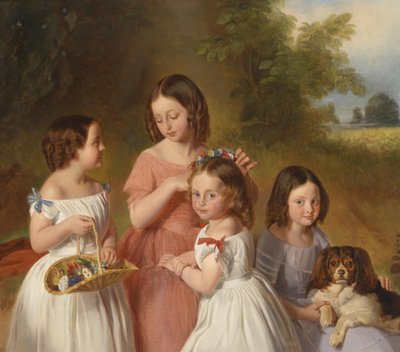 Siblings by Johann Friedrich Dietler